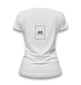 Customizable White Women's T-Shirt - 1 Side - Premium  from W.E.N.S. WIND - Just 6990! Shop now at W.E.N.S. WIND