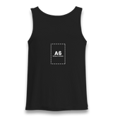 Customizable Black Unisex Tank Top - 1 Side - Premium  from W.E.N.S. WIND - Just 6990! Shop now at W.E.N.S. WIND