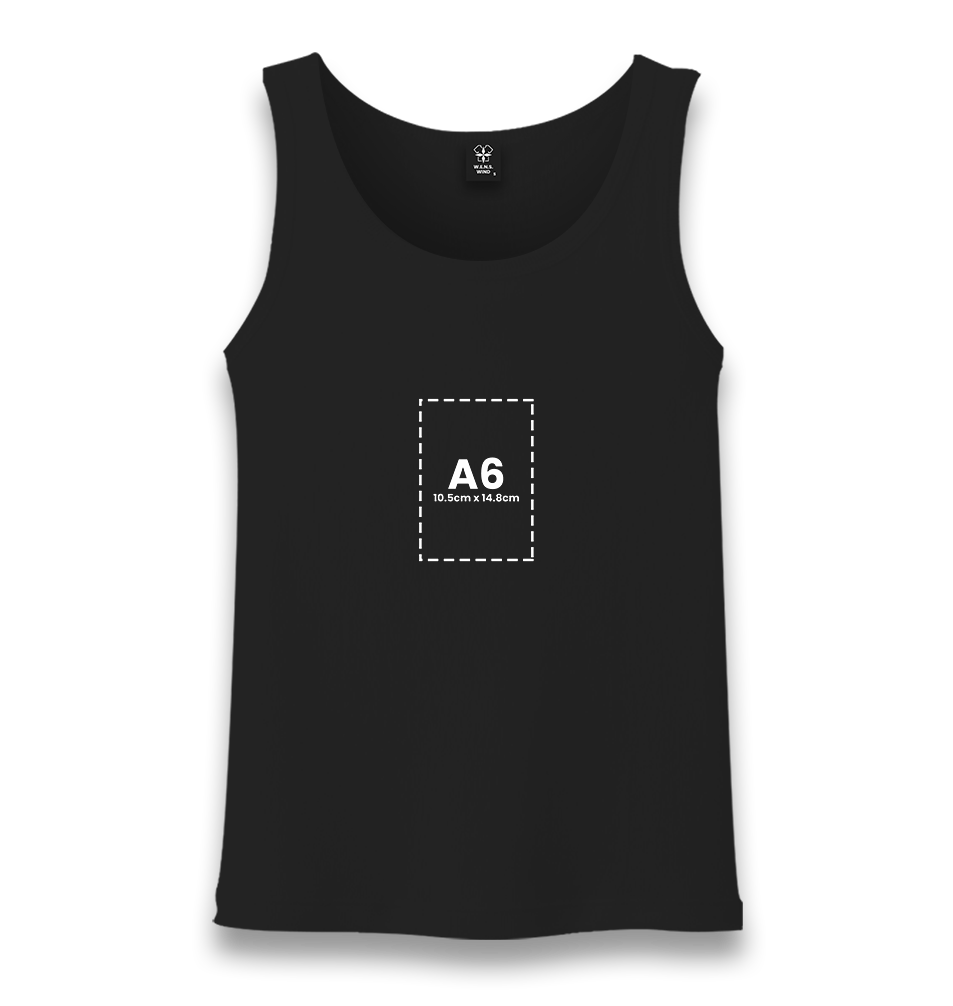 Customizable Black Unisex Tank Top - 1 Side - Premium  from W.E.N.S. WIND - Just 6990! Shop now at W.E.N.S. WIND