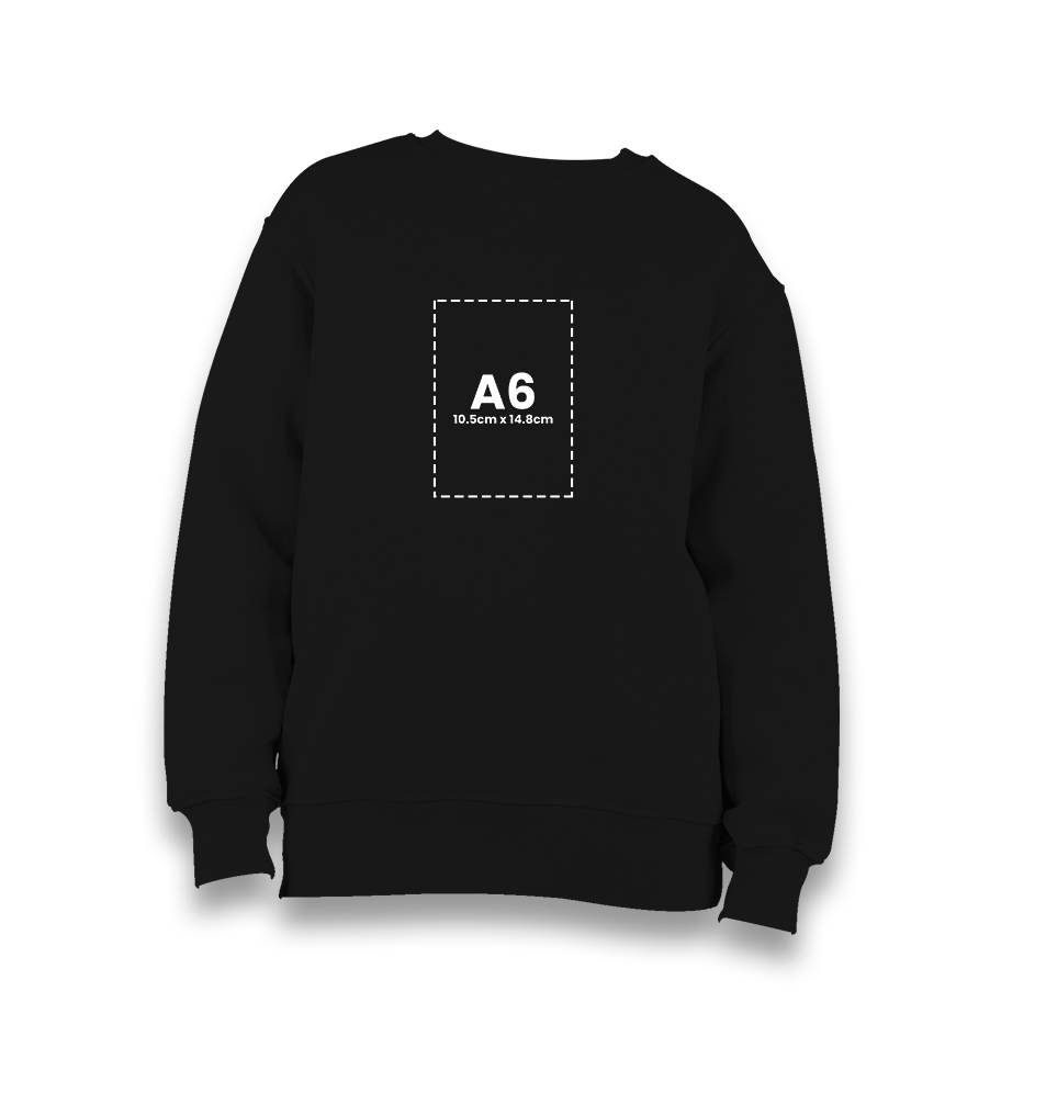 Customizable Black Kid's sweatshirt - 1 Side - Premium  from W.E.N.S. WIND - Just 8490! Shop now at W.E.N.S. WIND