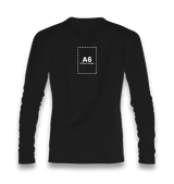 Customizable Unisex Black long sleeve -  1 Side - Premium  from W.E.N.S. WIND - Just 8490! Shop now at W.E.N.S. WIND