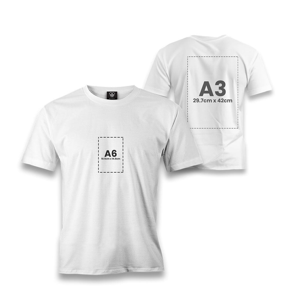 Customizable White Men's T-Shirt - 2 Side - Premium  from W.E.N.S. WIND - Just 7490! Shop now at W.E.N.S. WIND