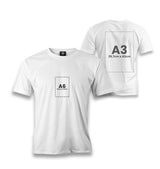 Customizable White Men's T-Shirt - 2 Side - Premium  from W.E.N.S. WIND - Just 7490! Shop now at W.E.N.S. WIND