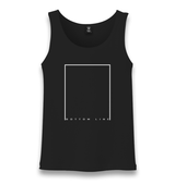 Bottom Line Unisex Black Tank Top - Premium  from W.E.N.S. WIND - Just 6490! Shop now at W.E.N.S. WIND