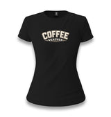 Coffee Weather Women's Black T-shirt Graphic Print