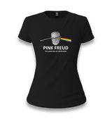 Pink Freud Dark Side of Your Mom Women's Black T-shirt Graphic Print