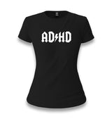 ADHD Women's Black T-shirt Graphic Print