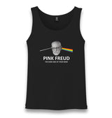 Pink Freud Dark Side of Your Mom Unisex Black Tank Top Graphic Print