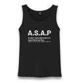 Aperol Spritz and Pizza Unisex Black Tank Top Graphic Print