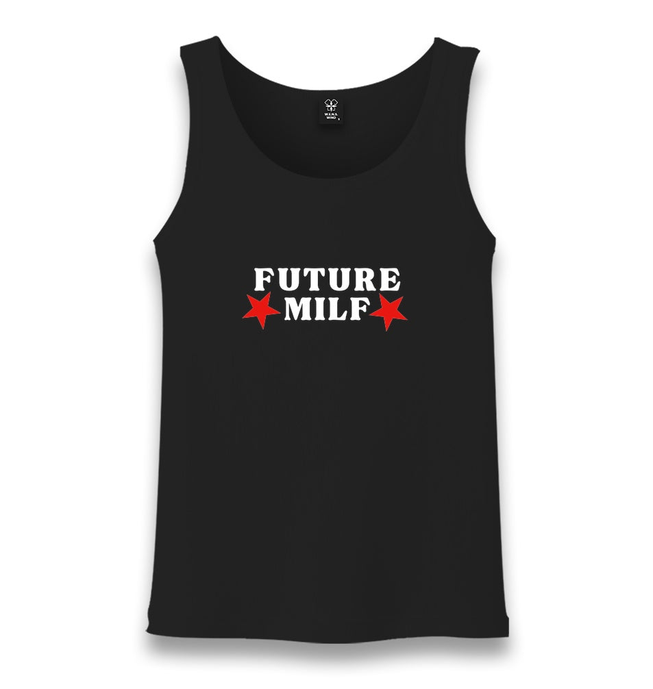 Future Milf Unisex Black Tank Top Graphic Print