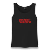 World’s Best Ex Girlfriend Unisex Black Tank Top Graphic Print