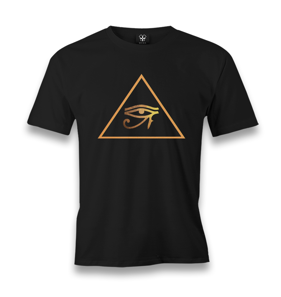 Eye of Ra - Pyramid Men's Black Tshirt - Premium  from W.E.N.S. WIND - Just 6490! Shop now at W.E.N.S. WIND