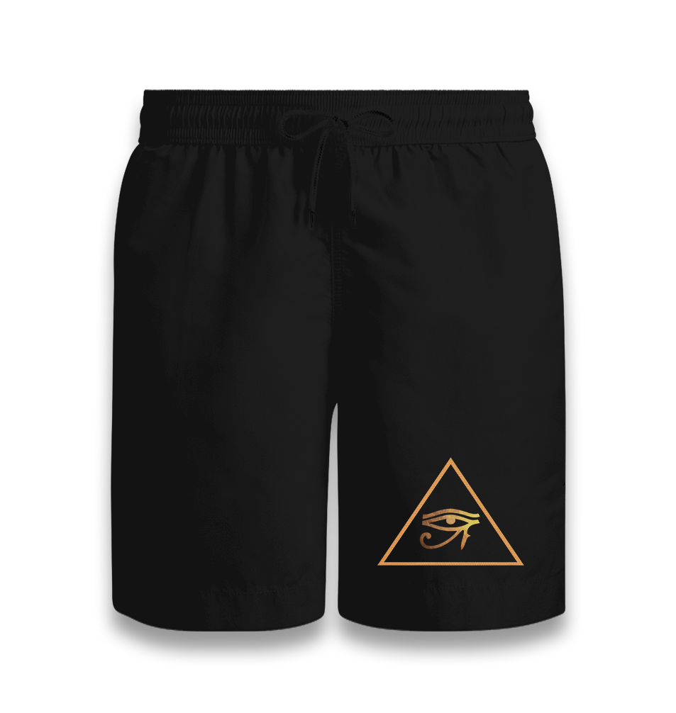 Eye of Ra - Pyramid Black Shorts - Premium  from W.E.N.S. WIND - Just 7990! Shop now at W.E.N.S. WIND