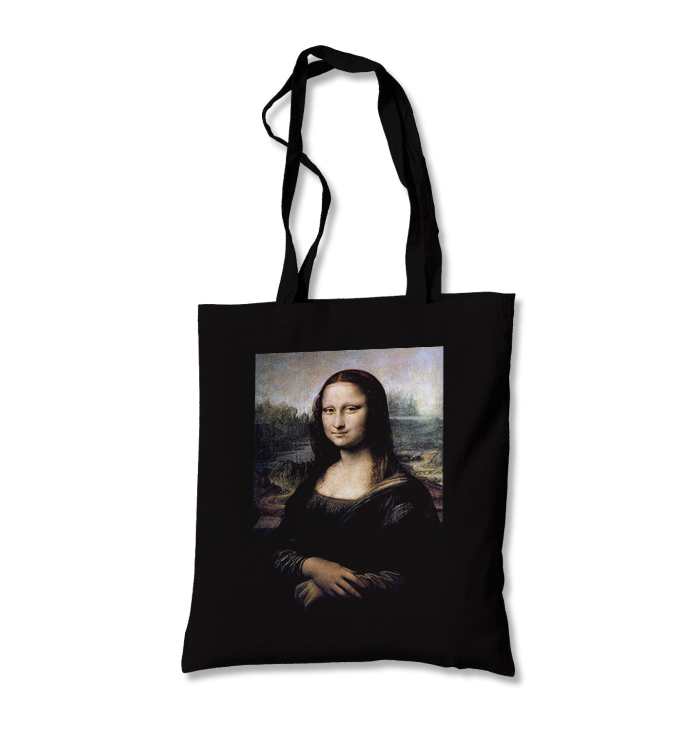 Mona Lisa Canvas Totebag - Premium  from Wenswind - Just 4990! Shop now at W.E.N.S. WIND