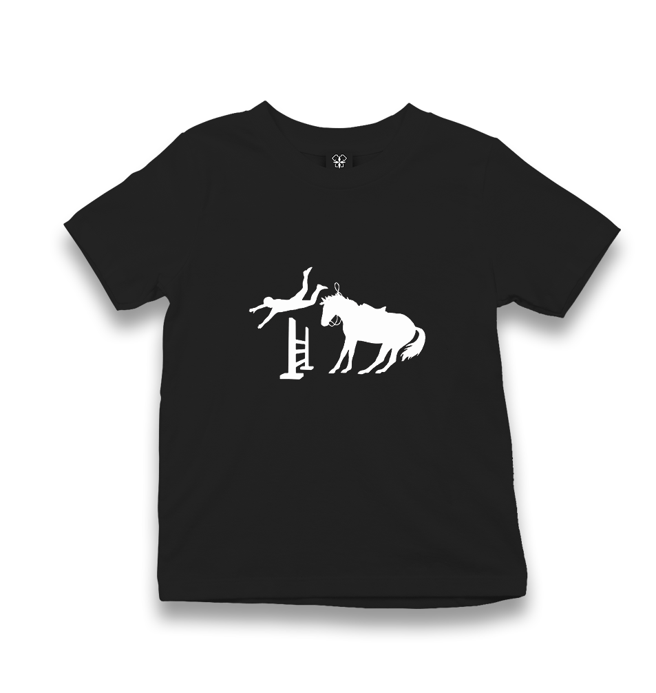 Horse XII Kid's Black T-shirt - Premium  from W.E.N.S. WIND - Just 5990! Shop now at W.E.N.S. WIND