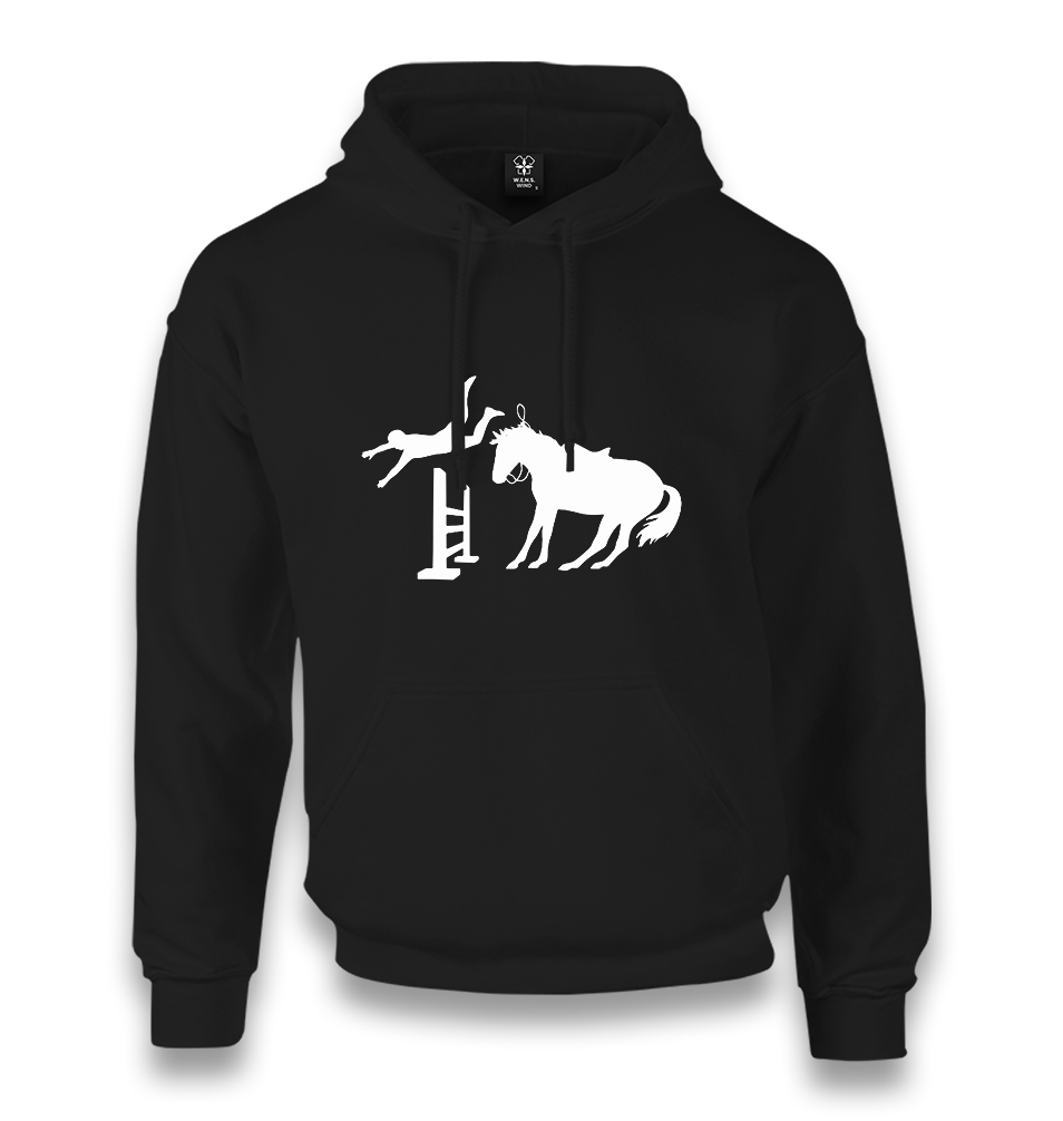 Horse XII Unisex Black Hoodie - Premium  from W.E.N.S. WIND - Just 11990! Shop now at W.E.N.S. WIND