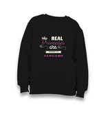 Real Princesses are Born in January Kid's Black Sweatshirt - Premium  from W.E.N.S. WIND - Just 7990! Shop now at W.E.N.S. WIND