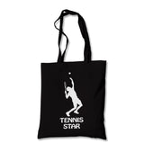 Tennis Star Canvas Totebag - Premium  from Wenswind - Just 4990! Shop now at W.E.N.S. WIND