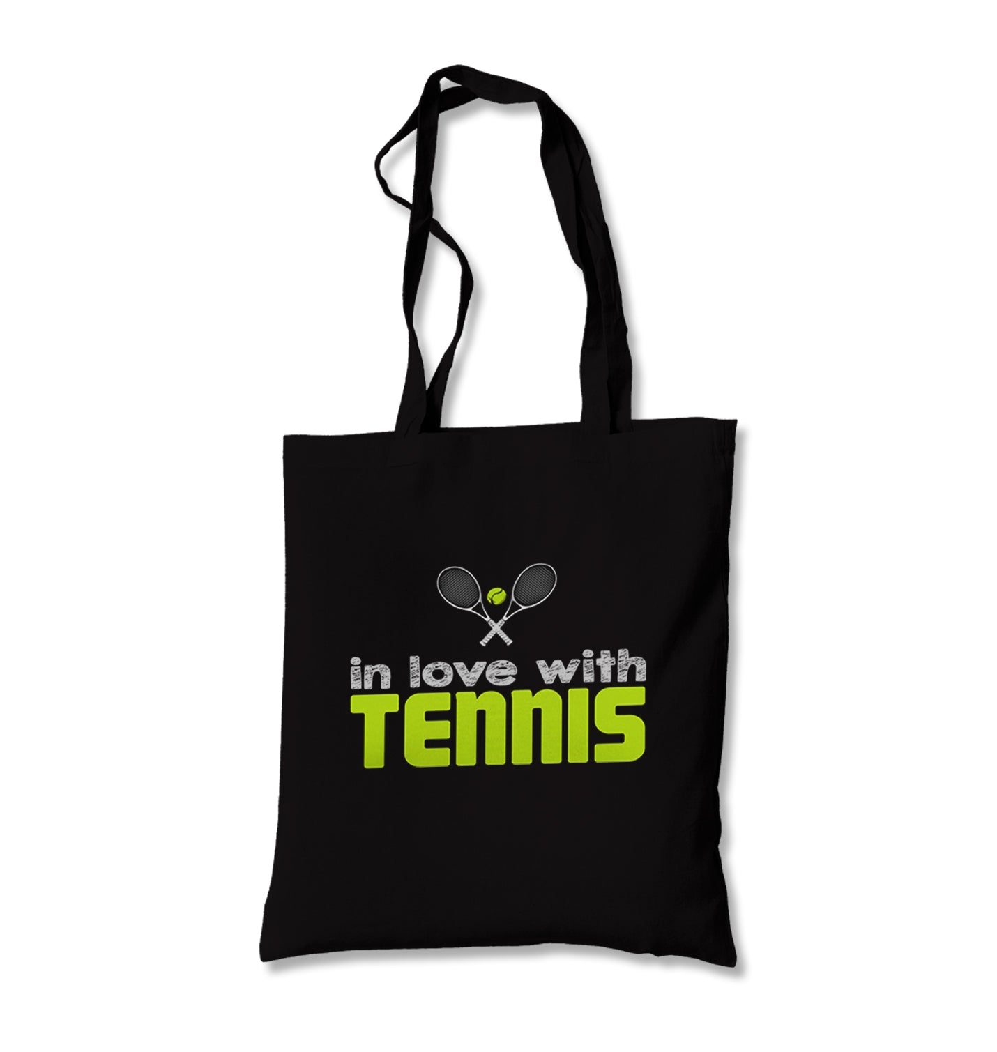 Tennis - In Love Canvas Totebag - Premium  from Wenswind - Just 4990! Shop now at W.E.N.S. WIND