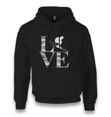 Love-Ski Unisex Black Hoodie - Premium  from W.E.N.S. WIND - Just 11990! Shop now at W.E.N.S. WIND