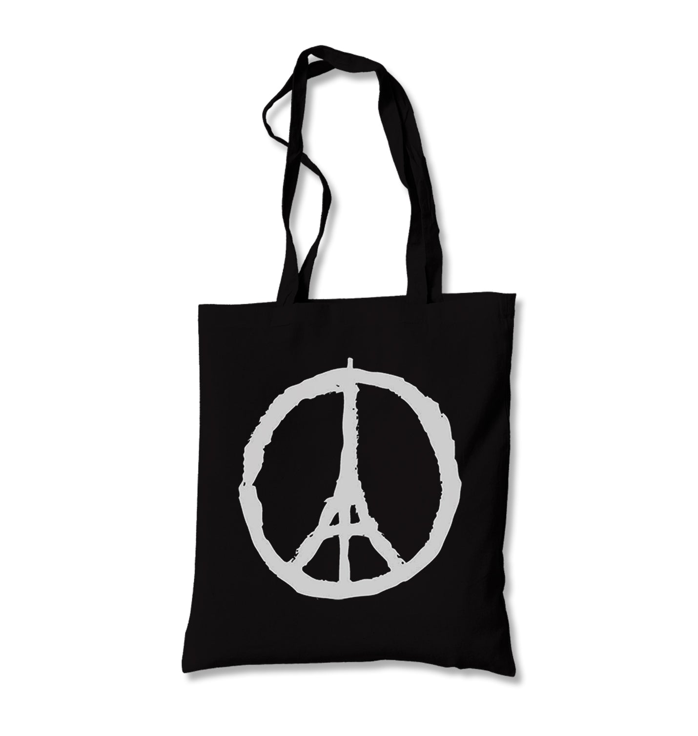 Paris - Peace Canvas Totebag - Premium  from Wenswind - Just 4990! Shop now at W.E.N.S. WIND