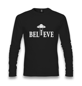 Believe Unisex Black Longsleeve - Premium  from W.E.N.S. WIND - Just 7990! Shop now at W.E.N.S. WIND