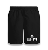 Believe Black Shorts - Premium  from W.E.N.S. WIND - Just 7990! Shop now at W.E.N.S. WIND