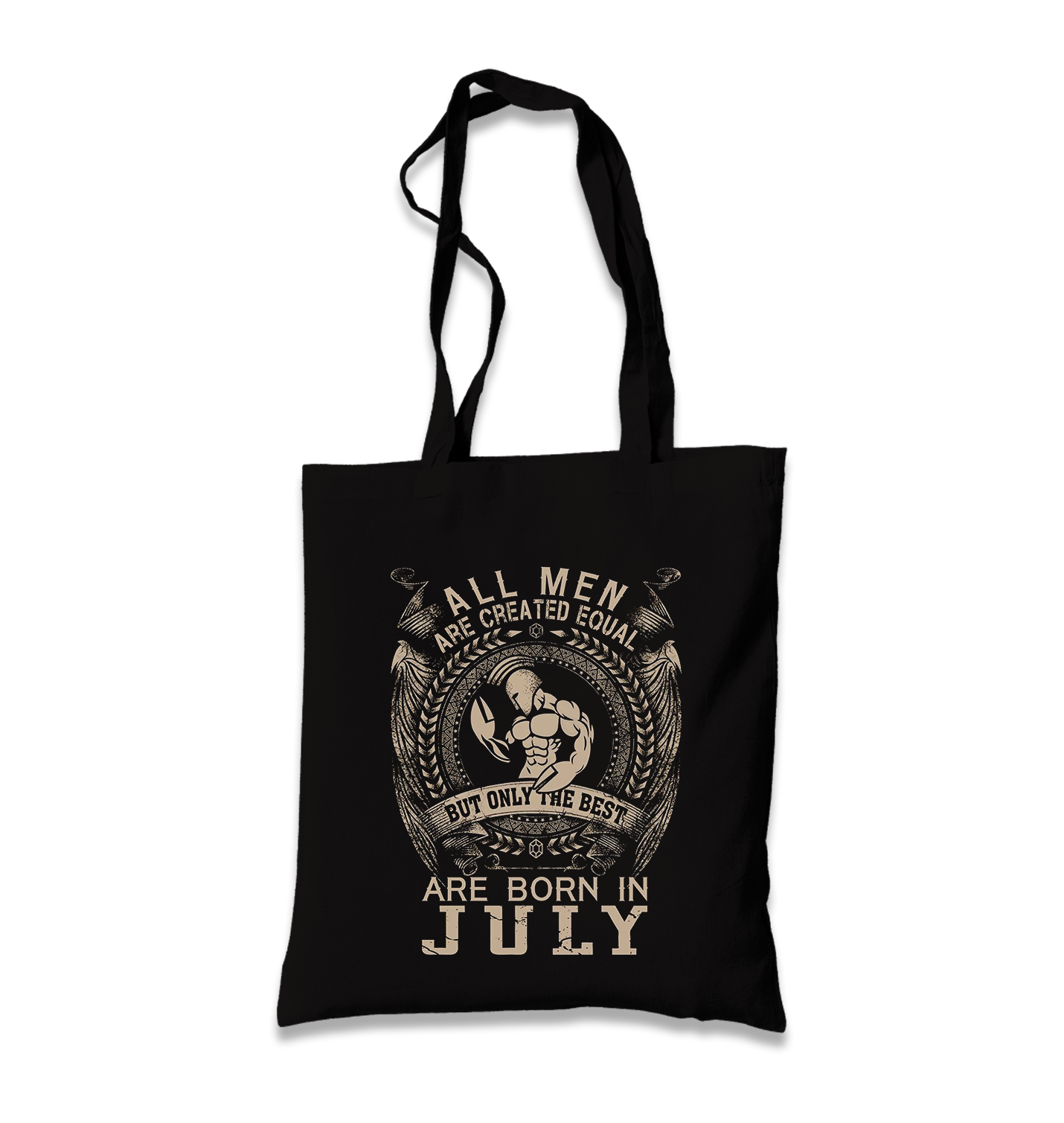 Zodiac Cancer - Born in July Black Canvas Totebag - Premium  from W.E.N.S. WIND - Just 4990! Shop now at W.E.N.S. WIND