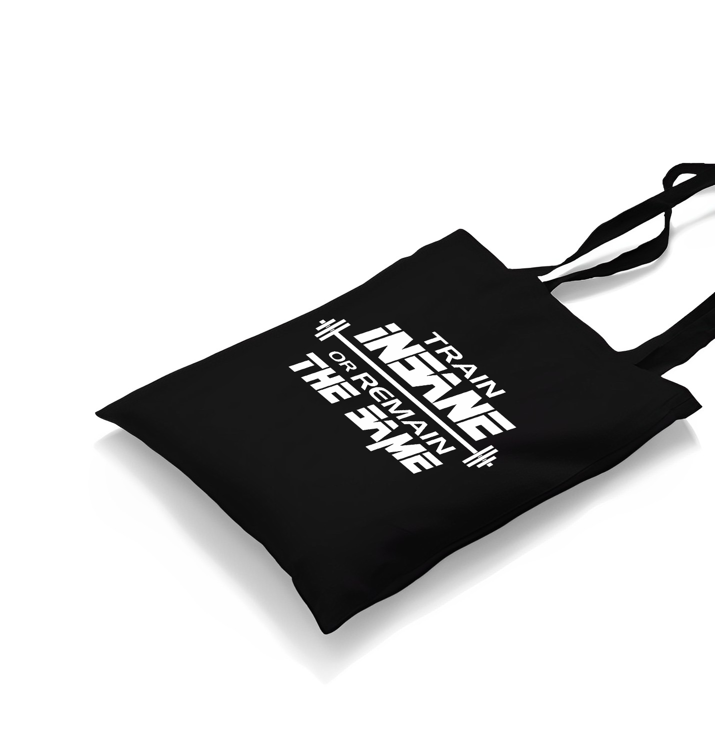 Bodybuilding-Train Insane Black Canvas Totebag - Premium  from W.E.N.S. WIND - Just 4990! Shop now at W.E.N.S. WIND