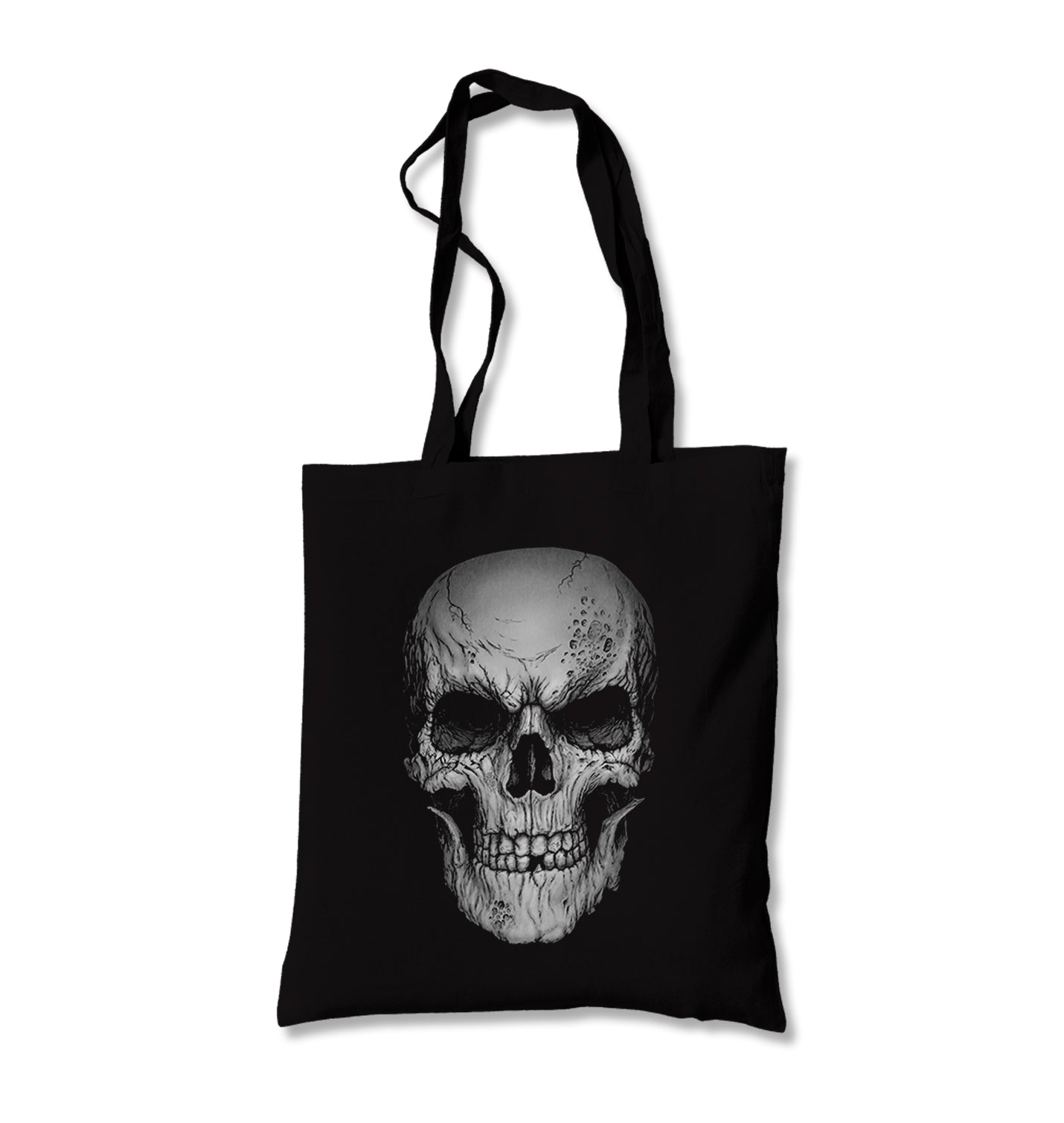 Skull - Smile Canvas Totebag - Premium  from Wenswind - Just 4990! Shop now at W.E.N.S. WIND