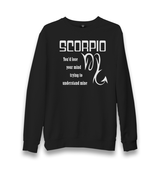 Zodiac - Scorpio Lose Mind Unisex Black Sweatshirt - Premium  from W.E.N.S. WIND - Just 10990! Shop now at W.E.N.S. WIND