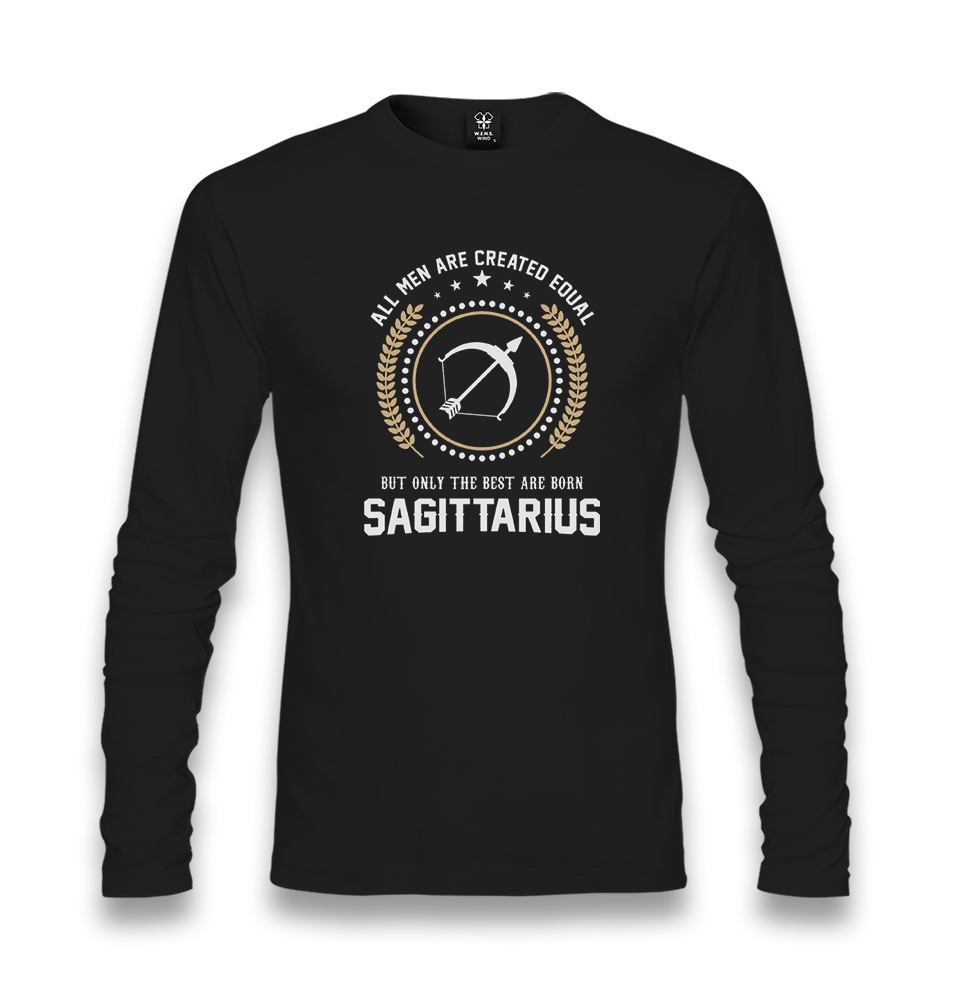 Zodiac - Sagittarius Unisex Black Longsleeve - Premium  from W.E.N.S. WIND - Just 7990! Shop now at W.E.N.S. WIND