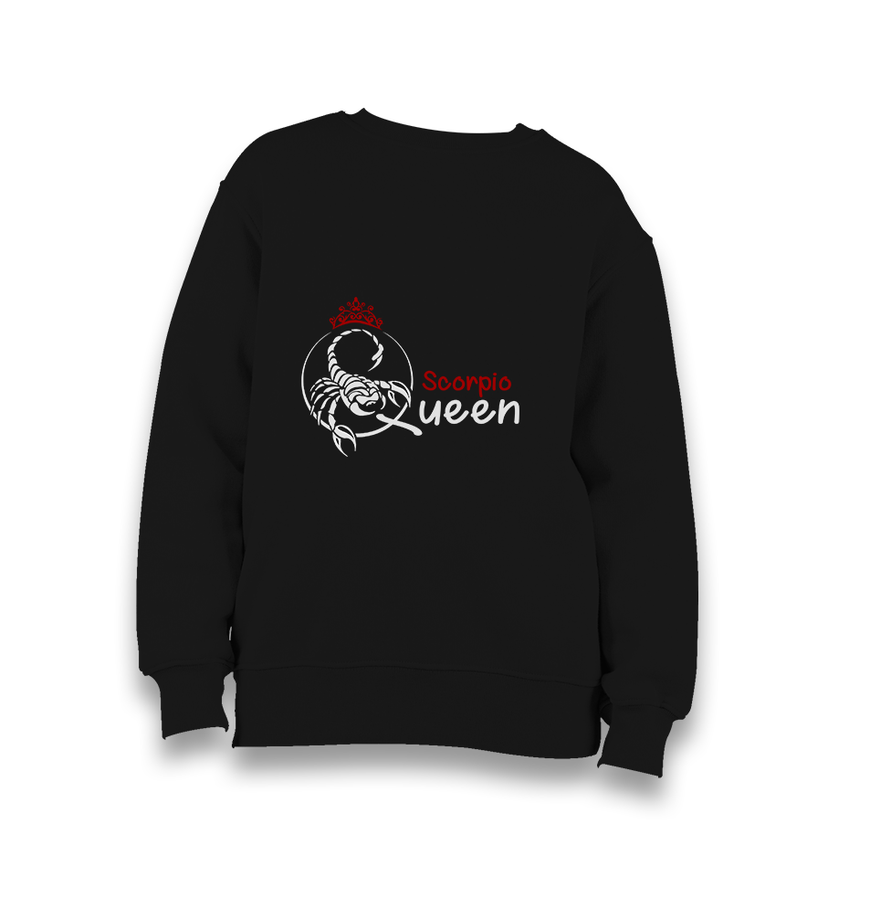 Zodiac - Scorpio Queen Kid's Black Sweatshirt - Premium  from W.E.N.S. WIND - Just 7990! Shop now at W.E.N.S. WIND