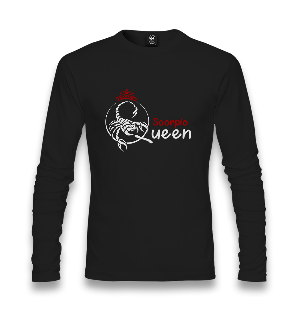 Zodiac - Scorpio Queen Unisex Black Longsleeve - Premium  from W.E.N.S. WIND - Just 7990! Shop now at W.E.N.S. WIND