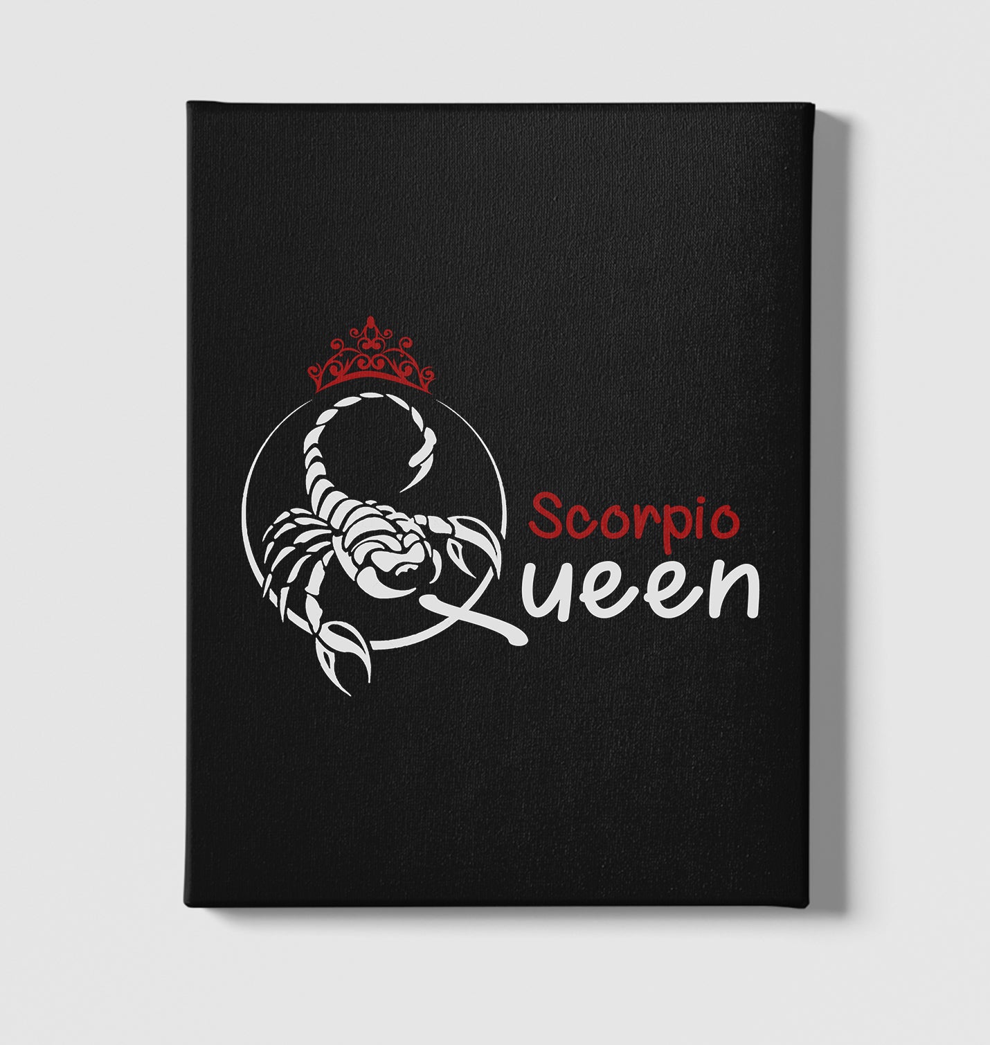 Zodiac  -Scorpio Queen Black Canvas Wall Art 35x40cm - Premium  from W.E.N.S. WIND - Just 7990! Shop now at W.E.N.S. WIND