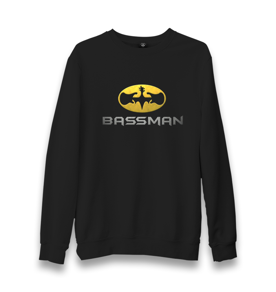 Bassman Unisex Black Sweatshirt - Premium  from W.E.N.S. WIND - Just 10990! Shop now at W.E.N.S. WIND