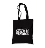 Trust me I'm Math Teacher Canvas Totebag - Premium  from Wenswind - Just 4990! Shop now at W.E.N.S. WIND