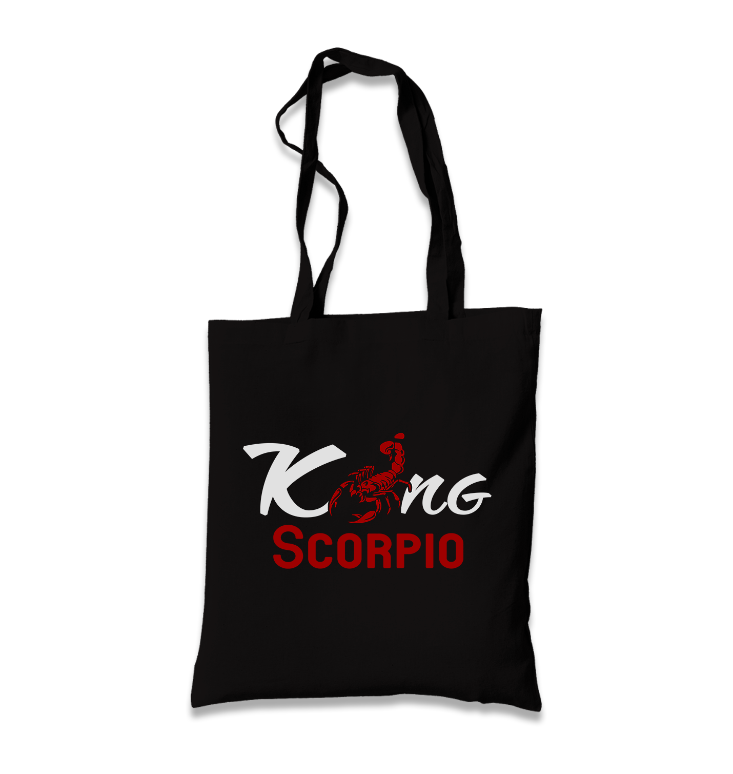 Zodiac - Scorpio King Black Canvas Totebag - Premium  from W.E.N.S. WIND - Just 4990! Shop now at W.E.N.S. WIND