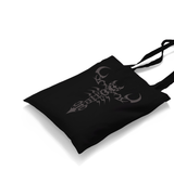 Zodiac - Scorpio Tatoo Black Canvas Totebag - Premium  from W.E.N.S. WIND - Just 4990! Shop now at W.E.N.S. WIND