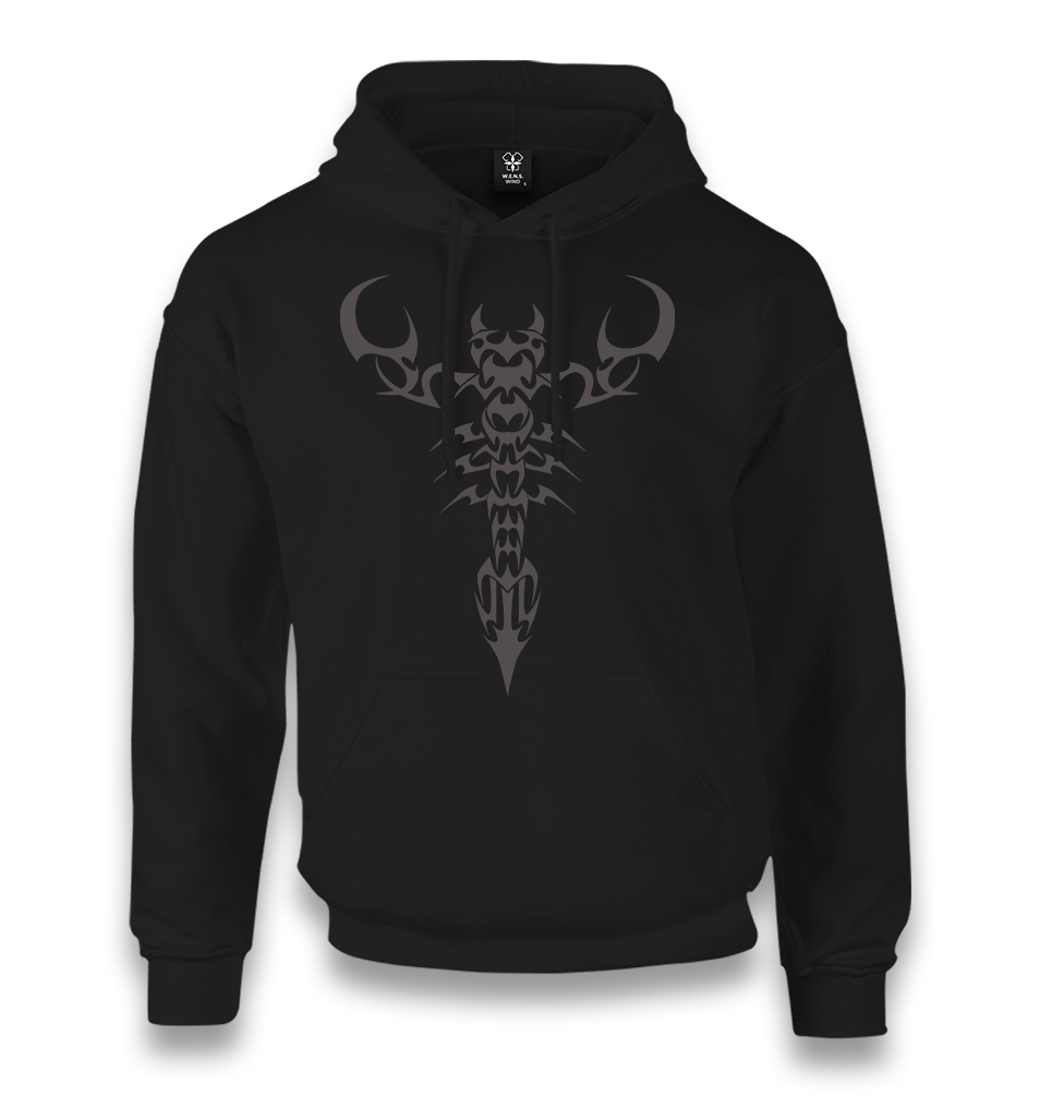 Zodiac - Scorpio Tattoo Unisex Black Hoodie - Premium  from W.E.N.S. WIND - Just 11990! Shop now at W.E.N.S. WIND