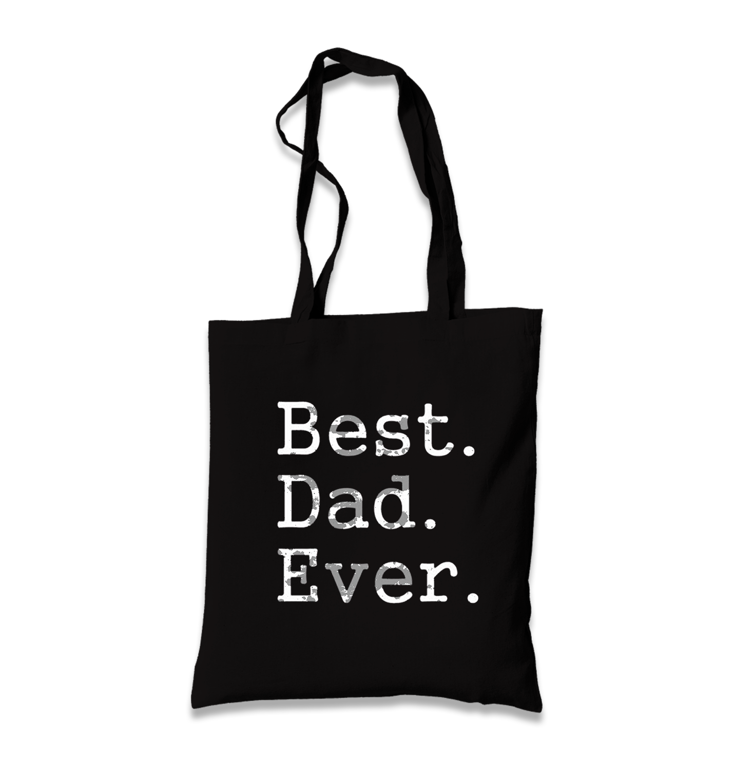 Best Dad Ever Black Canvas Totebag - Premium  from W.E.N.S. WIND - Just 4990! Shop now at W.E.N.S. WIND