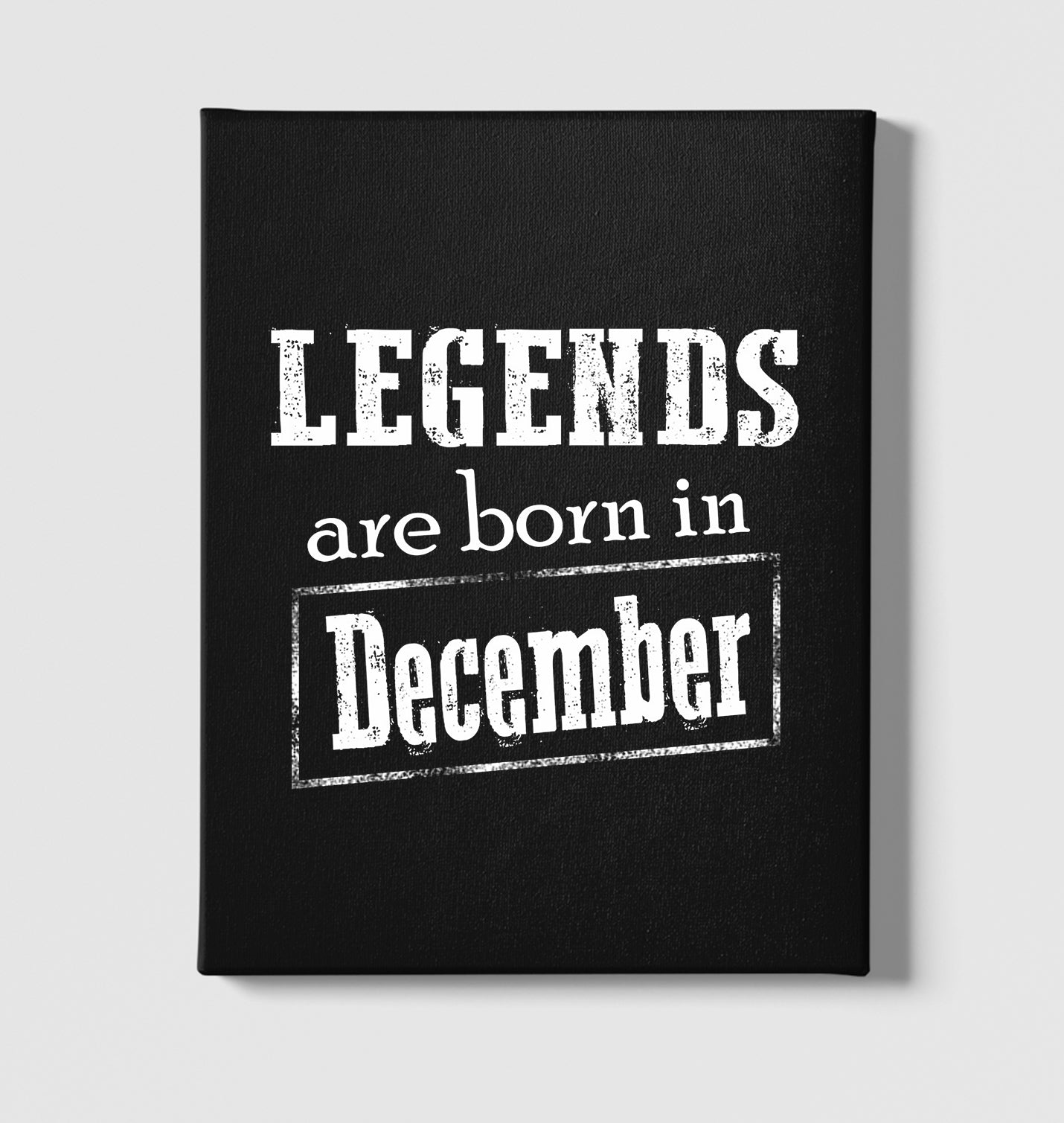 Zodiac - Born in December Vintage Black Canvas Wall Art 35x40cm - Premium  from W.E.N.S. WIND - Just 7990! Shop now at W.E.N.S. WIND