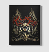 Motorcycle - Rebel Black Canvas Wall Art 35x40cm - Premium  from W.E.N.S. WIND - Just 7990! Shop now at W.E.N.S. WIND