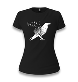 Crows in Tales Women's Black T-shirt - Premium  from W.E.N.S. WIND - Just 6490! Shop now at W.E.N.S. WIND