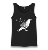 Crows in Tales Unisex Black Tank Top - Premium  from W.E.N.S. WIND - Just 6490! Shop now at W.E.N.S. WIND
