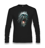 Gorilla roar Unisex Black Longsleeve - Premium  from W.E.N.S. WIND - Just 7990! Shop now at W.E.N.S. WIND