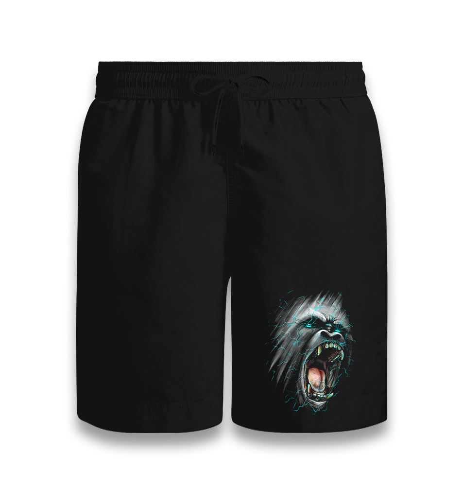 Gorilla roar Black Shorts - Premium  from W.E.N.S. WIND - Just 7990! Shop now at W.E.N.S. WIND