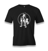Charlie Chaplin-Dog's Life Men's Black Tshirt - Premium  from W.E.N.S. WIND - Just 6490! Shop now at W.E.N.S. WIND