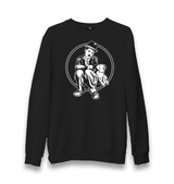 Charlie Chaplin-Dog's Life Unisex Black Sweatshirt - Premium  from W.E.N.S. WIND - Just 10990! Shop now at W.E.N.S. WIND