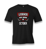 Legends Born in October-Blade Men's Black Tshirt - Premium  from W.E.N.S. WIND - Just 6490! Shop now at W.E.N.S. WIND